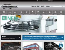 Tablet Screenshot of combisteel.nl
